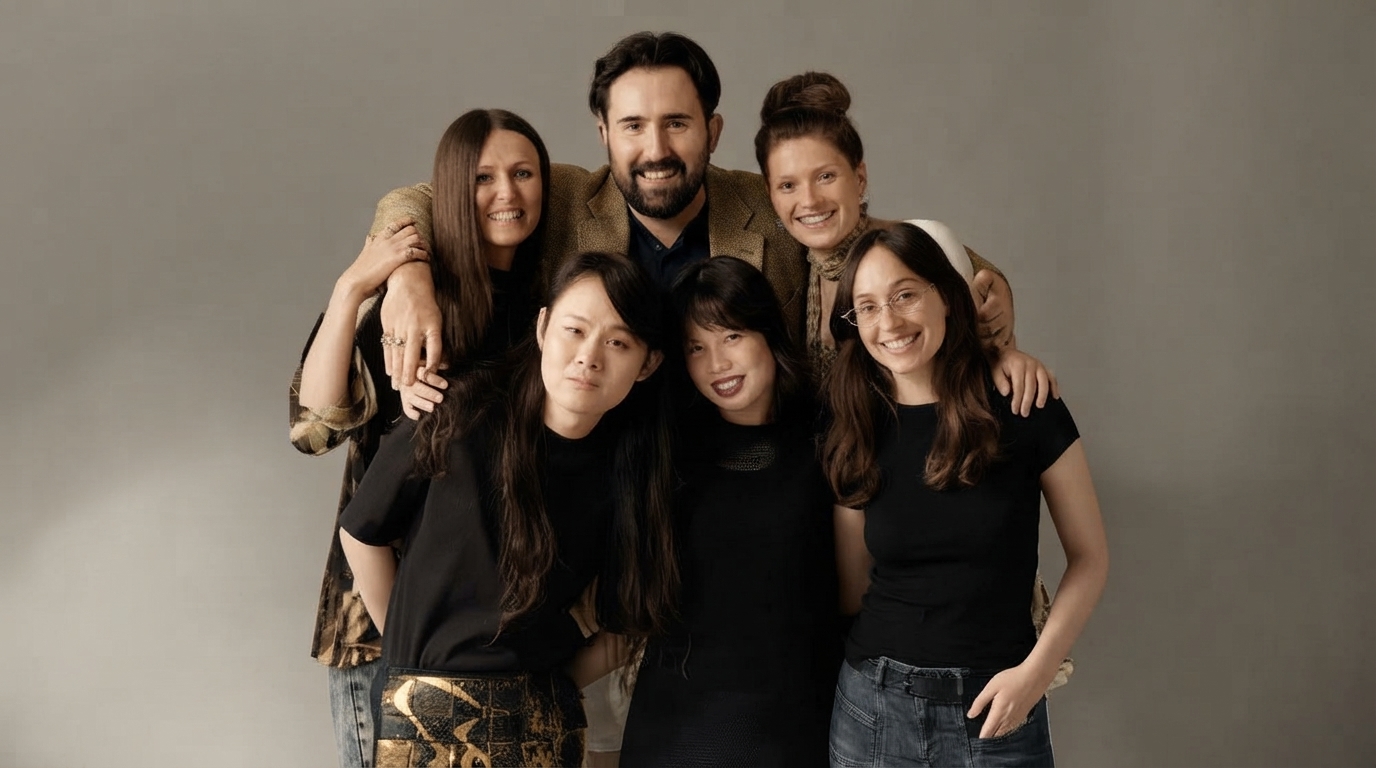 Editorial illustration for Richemont's 'A Bunch of Designers' Pop-Up Bridges Emerging Talent with Luxury Market Reality